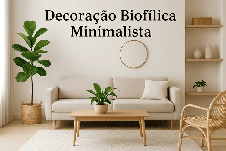 Decoração Biofílica Minimalista: imagem de capa