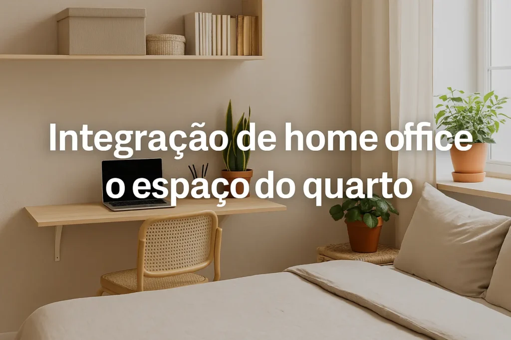 Home Office integrado ao quarto