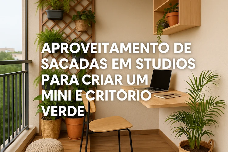 Mini escritório verde