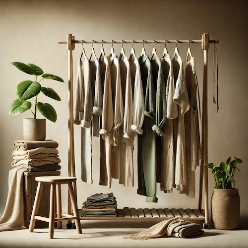 Roupa natural e minimalismo