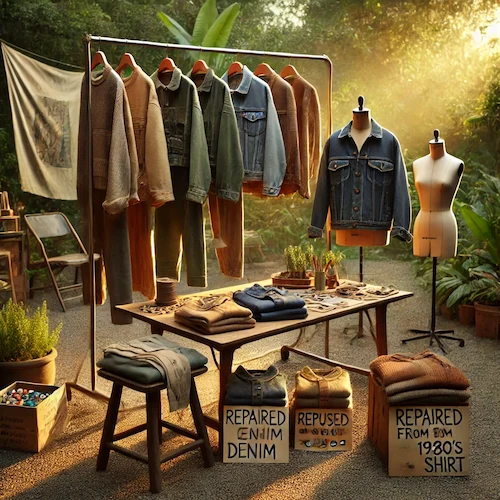 Moda circular ao ar livre